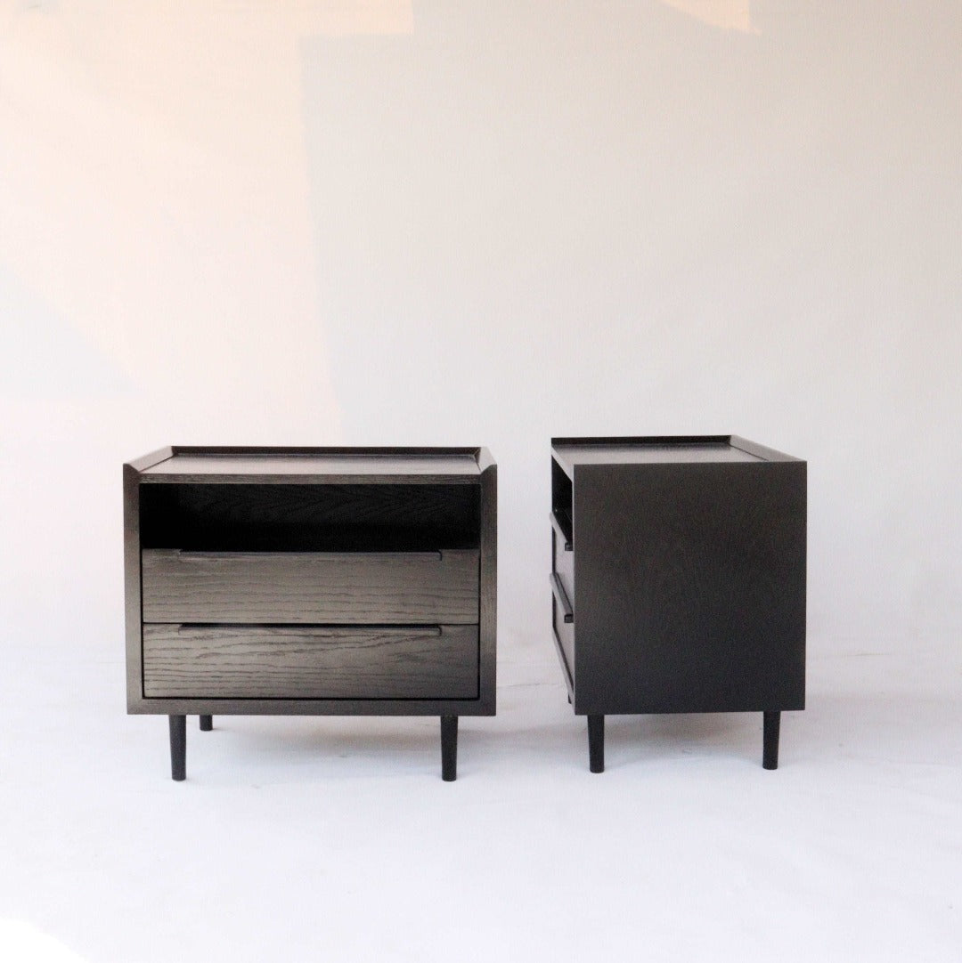 Side Tables with Two Drawers and Single Shelf: Perfect storage solution for convenience and organization in any space