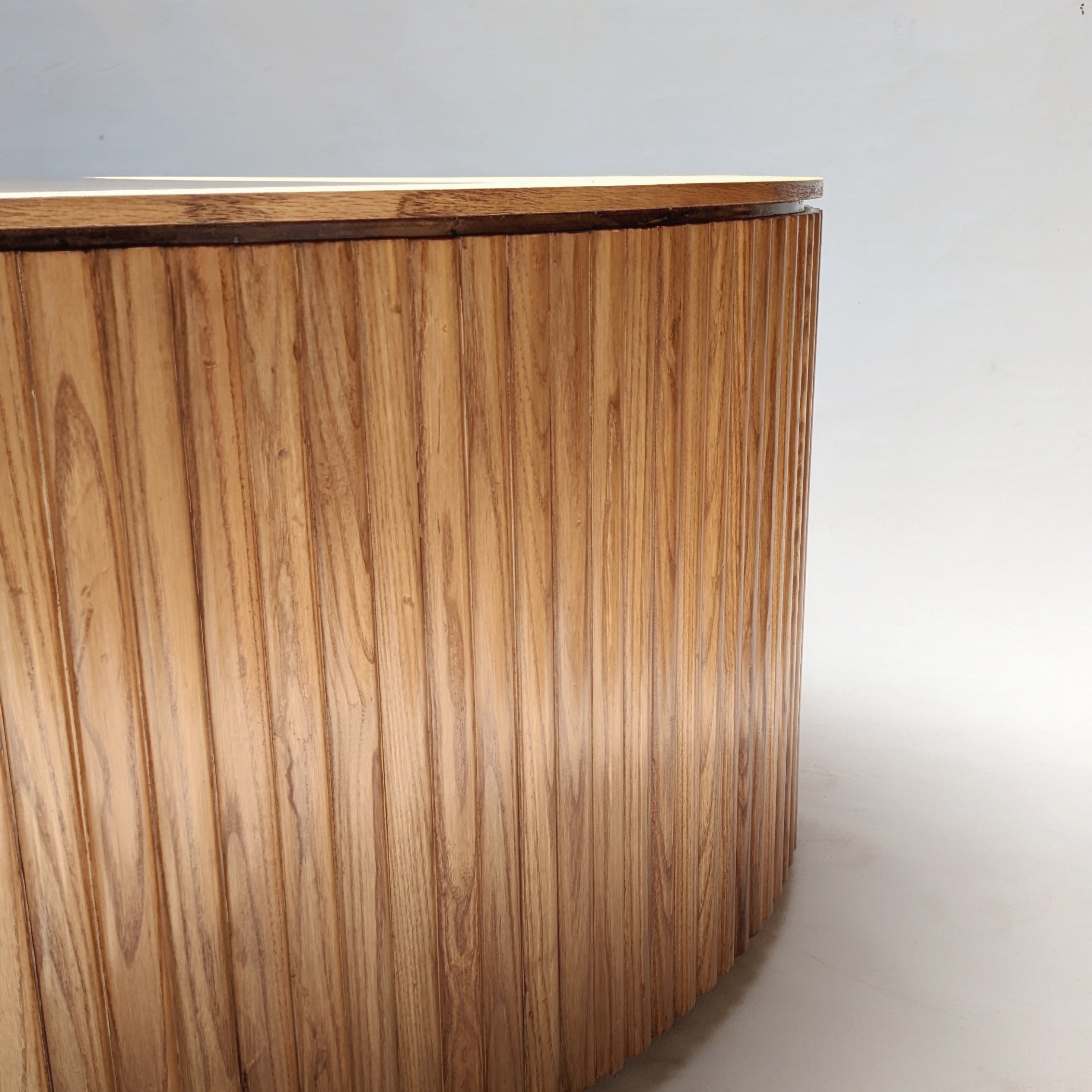 FLUTED COFFEE TABLE