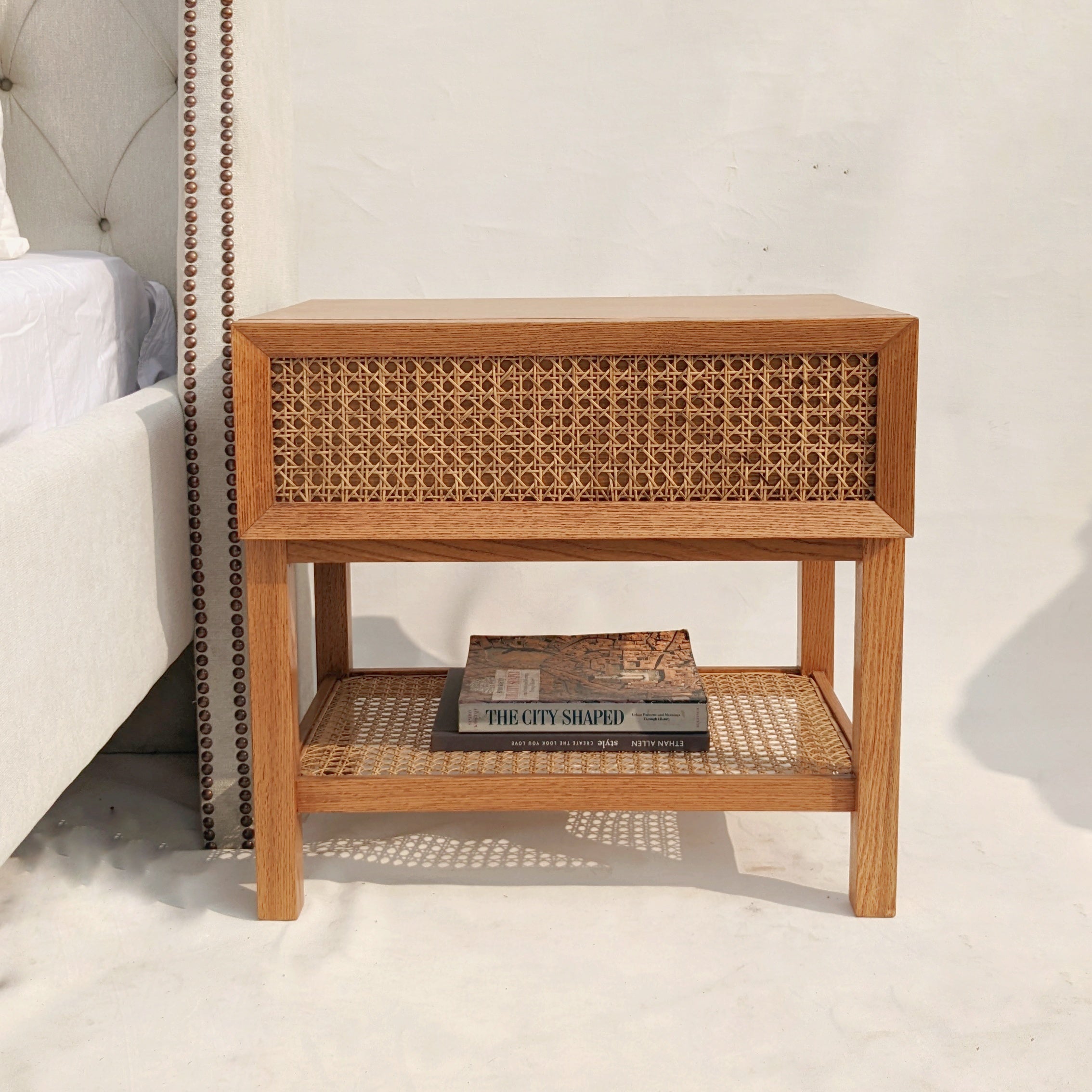 CANE NIGHT STAND
