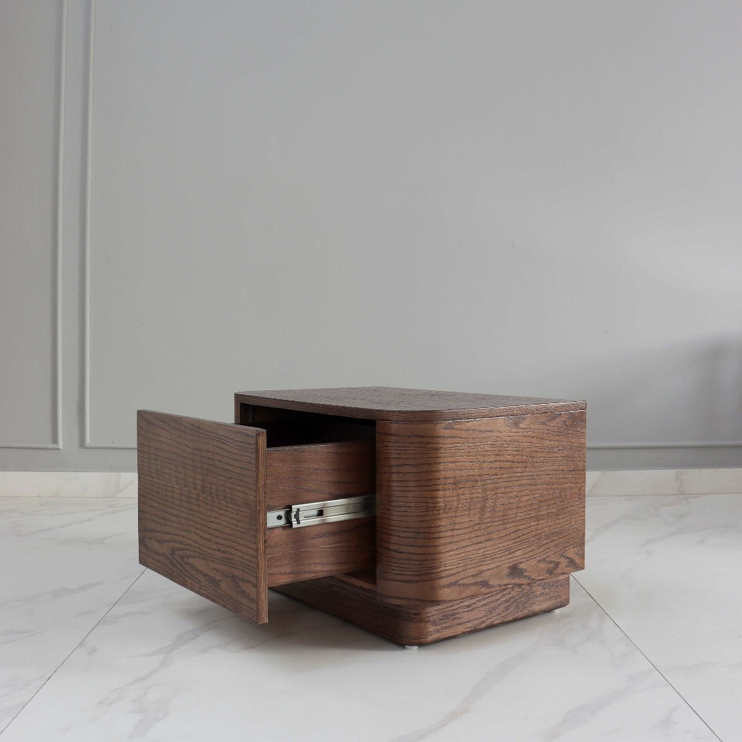Attractive and minimalist nightstands with a compact design, perfect for adding style and functionality to any bedroom.