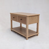 BLEACHED OAK NIGHTSTANDS