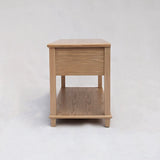 BLEACHED OAK NIGHTSTANDS