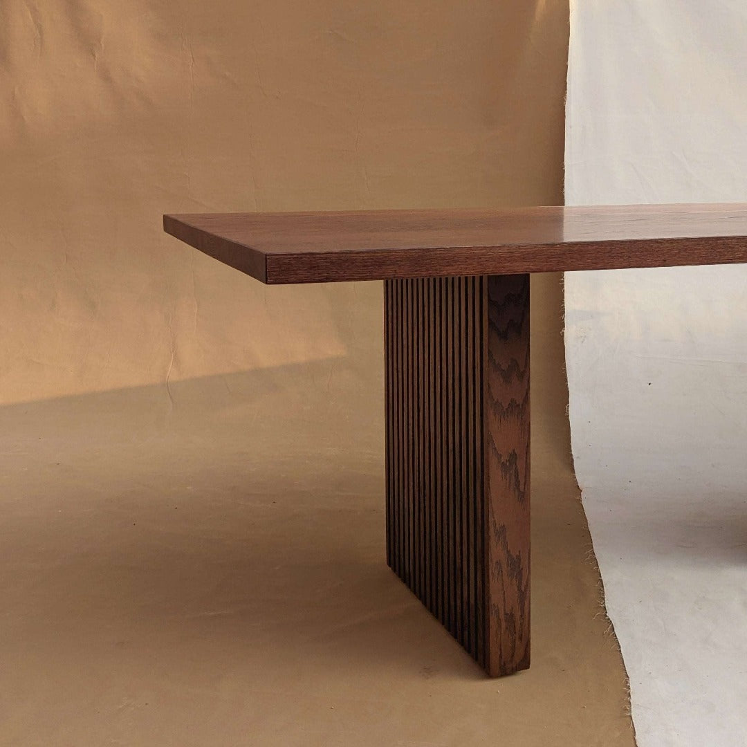 Fluted Table FLUTED DINING TABLE – Keel