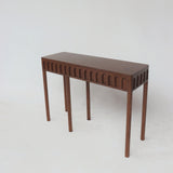 statement red oak console by keel