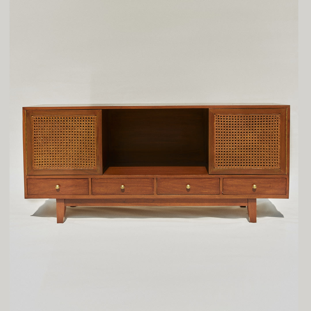 Retro Console: A nostalgic nod to mid-century design, perfect for adding vintage flair to any room.