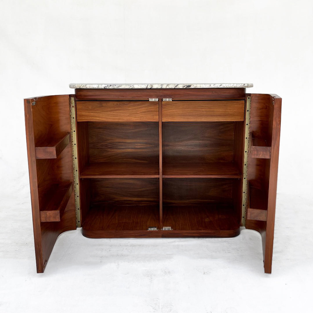 Dining Room and Lounge Console, crafted with a blend of solid Indian Rosewood and Rosewood veneer, this piece exudes elegance and versatility for any space