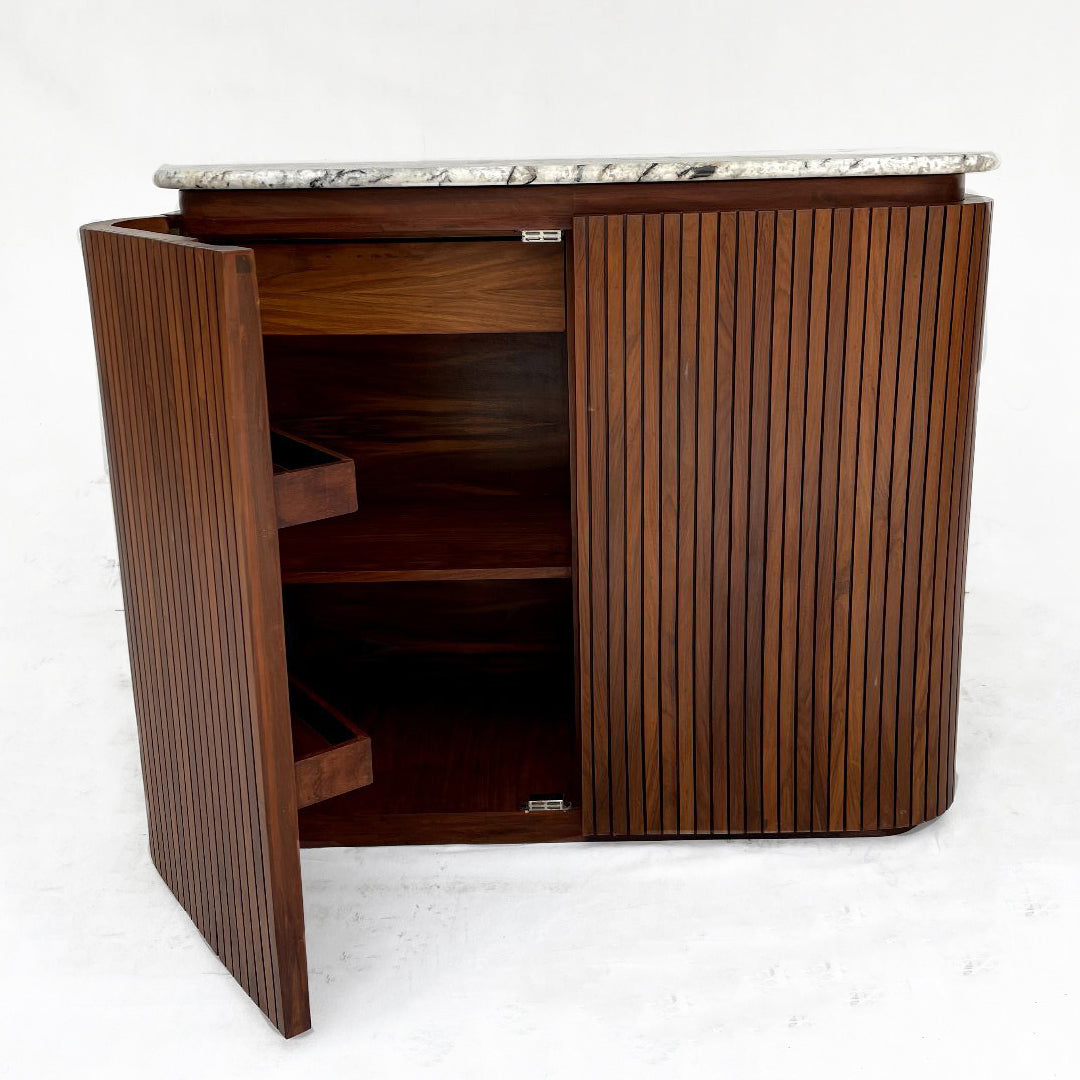 Dining Room and Lounge Console, crafted with a blend of solid Indian Rosewood and Rosewood veneer, this piece exudes elegance and versatility for any space