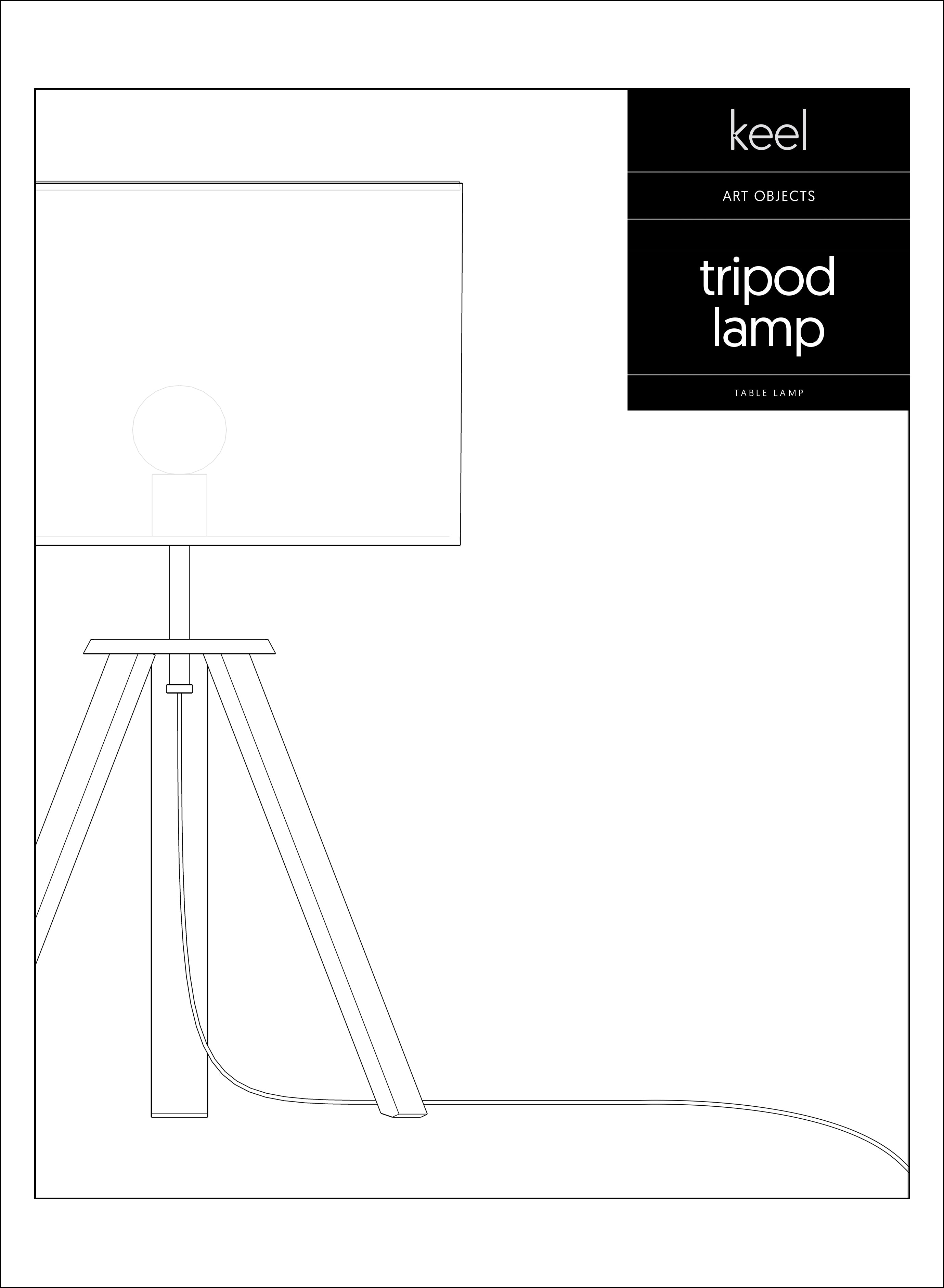 TRIPOD DESK LAMP - Keel